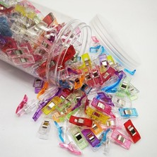 Koza Fermuar Koza 10'lu Renkli Kumaş Mandalı Dikiş İçin Ayarlanabilir Plastik Malzeme ile Pratik Kullanım