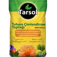 Tarsol Tohum Çimlendirme Toprağı 50 Lt %100 Doğal Perlit ve Gübre Katkılı Ürün
