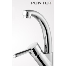 Punto Viva Lavabo Bataryası A41063 Krom Renkli Seramik Diskli Aç - Kapa Özellikli