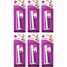 İdeal Baby Ideal Baby 6 Paket Pencere Kilidi Çocuk Güvenliği İçin Özel Tasarım Beyaz Renkli