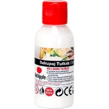 Red Apple 100 Gr Dekupaj Tutkalı Yapıştırıcı Sarf Malzemeleri İçin Beyaz Renkli Kullanım Rwd100