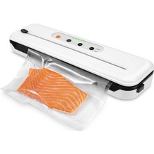 Packtech Beyaz Otomatik Ev Tipi Vakum Makinesi ABS Malzeme ile 5 Litre/Dakika Güçlü Performans