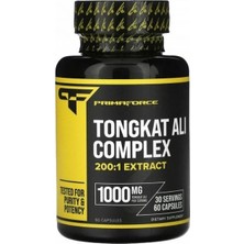 Primaforce Tongkat Alı Complex Tribulus Bioperine 200:1 Extract 1000 Mg 60 Caps