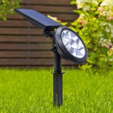 Cata CT-7320 18W Güçlü Ledli Solar Kazıklı Bahçe/Çim Armatürü Yeşil Işık ile Etkili Aydınlatma