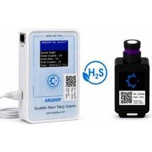 Argekip Bilişim Argekip Ethernet H₂s (Hidrojen Sülfür) Gaz Sensörü | Ppm Ölçüm | Alarm & Uzaktan Izleme