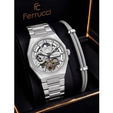 Ferrucci Otomatik ve Kurmalı Güneş ve Mehtap Kadranlı 2 Yıl Garantili Erkek Kol Saati BFC.M3558.S1