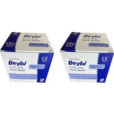 Beybi 22 G x 11/4" Steril Siyah Iğne Uç 100 Adet