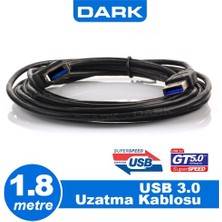 Dark USB 3.0 1.8m Uzatma Kablosu USB3.0 A Tip ( DK-CB-USB3EXTL180)