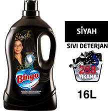 Bingo Siyah Sıvı Bakım Çamaşır Deterjanı 4 lt 4'lü Set