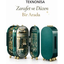 Teknonisa Katlanabilir Aynalı ve Ayaklı Takı Standı Çok Amaçlı