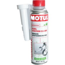 Motul Fuel System Clean 300 ml Benzin Enjektör Temizleyici Yakıt Katkısı Kontaminasyon Giderici