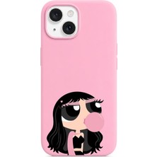 3gen Case iPhone 13/14/15 Uyumlu Modern Desen Serisi Lansman Kılıf Içi Kadife Kaplamalı Kamera Yükseltili