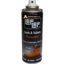 Nuri Leflef Süet Nubuk Boyası Sprey 200 ml Siyah