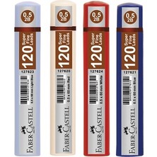 Faber-Castell 120'li Koyu Kırmızı Kalem Ucu 0.5 mm Uzunluk 60 mm Sarf Malzemeleri