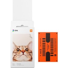Xiaomi Orijinal Fotoğraf Baskı Kağıdı 50'li 2x3 Advanced Tip Zink Yazıcılarla Uyumlu