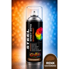 Steel Sprey Boya 400 ml Dekoratif Boya Graffiti Duvar Boyası Mobilya Boyası Metal Boyası 1 Adet