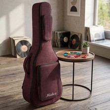Midex Klasik Gitar Çantası Özel Tasarım Softcase 101 cm Kırmızı Tasarım CS-89RD