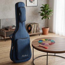 Midex CS-89BL Özel Tasarım Softcase Klasik Gitar Çantası Gigbag Kılıf (101 Cm)
