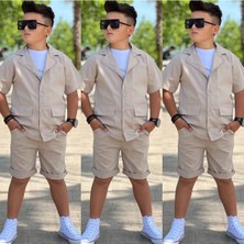 Uslu Kids Premium Kalite Şortlu 3 Lü  Takım