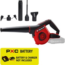Einhell Akülü Üfleme TE-CB 18/270 Li-Solo 3408045 | PXC | 18 V | maksimum 270 km/s | 5 seviye | Genişletme | Standart, düz ve sondaj deliği nozulları | akü hariç