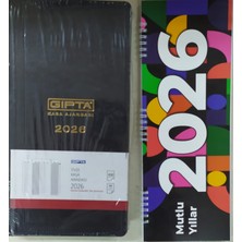 Eser Gıpta 2026 Ticari Kasa Ajandası 17X33 118-TCK+MASA Takvimi