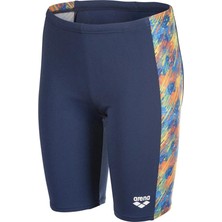 Arena B Draft Swım Jammer Navy-Orange Multı