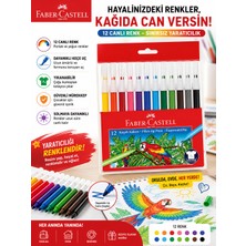 12 Renk Keçeli Boya Kalemi Seti Okul ve Ev Için