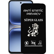 Case World Tecno Spark 40C ile Uyumlu Tam Kaplayan Anti Statik Hayalet Süper Cam Ekran Koruyucu