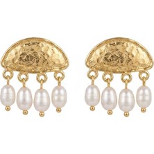 Suay jewellery Mini Incili Küpe