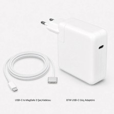 Trn Apple MacBook Pro 67W (87W) Usb-C Magsafe 3 Güç Adaptörü