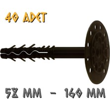 Made Siyah Izolasyon Strafor Dübeli - Boy: 160 - 40 Adet