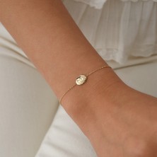 Cherry By Özkonak Vintage Güneş Altın Bileklik