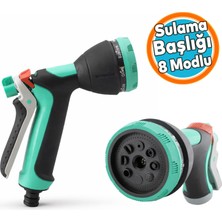 Nzb 8 Fonksiyonlu Ayarlanabilir Fıskiye Araba Yıkama Bahçe Sulama Temizleme Sprey Tabancası Fişkiye