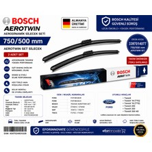 Bosch Orijinal 3397014077 1852939 Aerotwin Silecek Takımı 750/500 mm