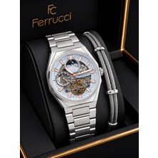Ferrucci Otomatik ve Kurmalı Güneş ve Mehtap Kadranlı 2 Yıl Garantili Erkek Kol Saati BFC.M3558.S5