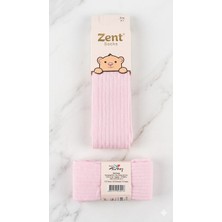 Zent 0-1 Yaş Kız Bebek Külotlu Çorap (Pembe)