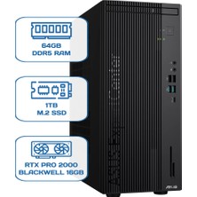 Asus Expertcenter D701MER-7147003290 I7 14700 64 GB Ddr5 1 Tb M.2 SSD Rtx Pro 2000 Blackwell 16GB W11P Desktop