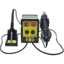 Gordak 968D Dijital Çift Ekran Havya ve Sıcak Hava Lehim Istasyonu 450W