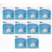 Damla Sağlık Steril Gaz Kompres 4 Kat 7,5cm x 7,5cm 100'LÜ Kutu - 10 Kutu
