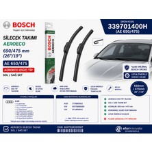 Bosch Orijinal 339701400H 578998002 Aeroeco Silecek Takımı 650/475 mm Audi Uyumlu