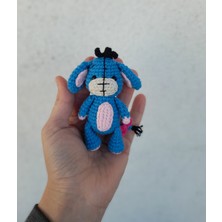 Renkli Ve Kreatif Amigurumi Eeyore Anahtarlık