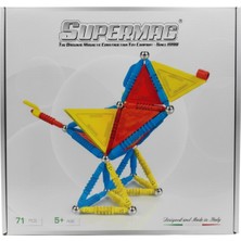 Super Mag SUPERMAG 71 PARÇA MANYETİK YAPI VE GEOMETRİ STEM EĞİTİM SETİ