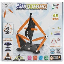 Super Mag SUPERMAG 45 PARÇA MANYETİK YAPI VE STEM EĞİTİM SETİ