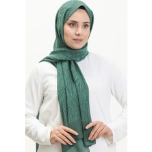 Sefa Merve Zebra Desen Carmen Şal 70231-08 Yeşil