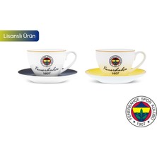 Karaca x Fenerbahçe Lisanslı 2 Kişilik Çay Fincan Takımı 220 ml