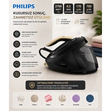 Philips 2700 W Buhar Kazanlı Ütü Altın - Siyah