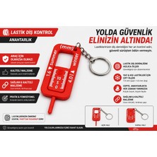 YSN Sounds Araç Anahtarlık , Lastik Dişi Ölçen Anahtarlık - Lastik Aparatı Araba Anahtarlığı