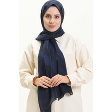 Sefa Merve Desenli Carmen Şal 70226-08 Lacivert