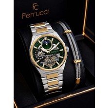 Ferrucci Otomatik ve Kurmalı Güneş ve Mehtap Kadranlı 2 Yıl Garantili Erkek Kol Saati BFC.M3558.S4