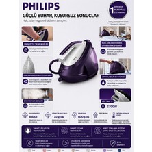Philips Ultra Lüks Güçlü Şok Buharlı ,buhar Kazanlı Ütü Mor